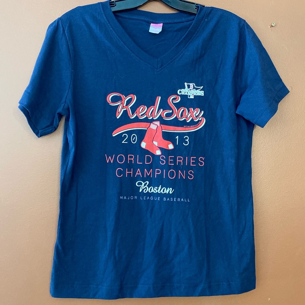 Red Sox World Series champions T-shirt in size medium.